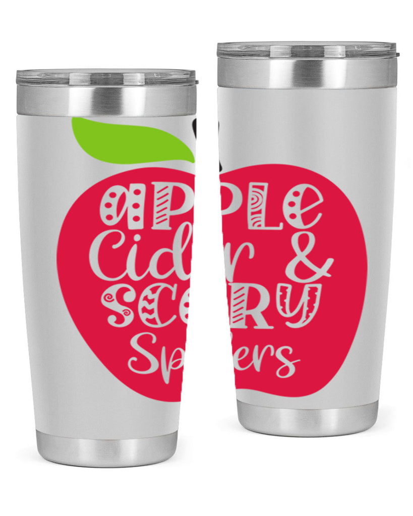 Apple Cider Scary Spiders 10#- fall- Tumbler