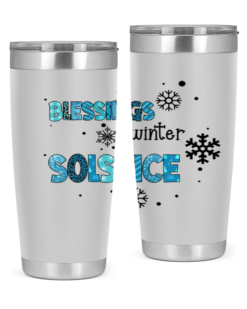 Blessings winter solstice 25#- winter- Tumbler