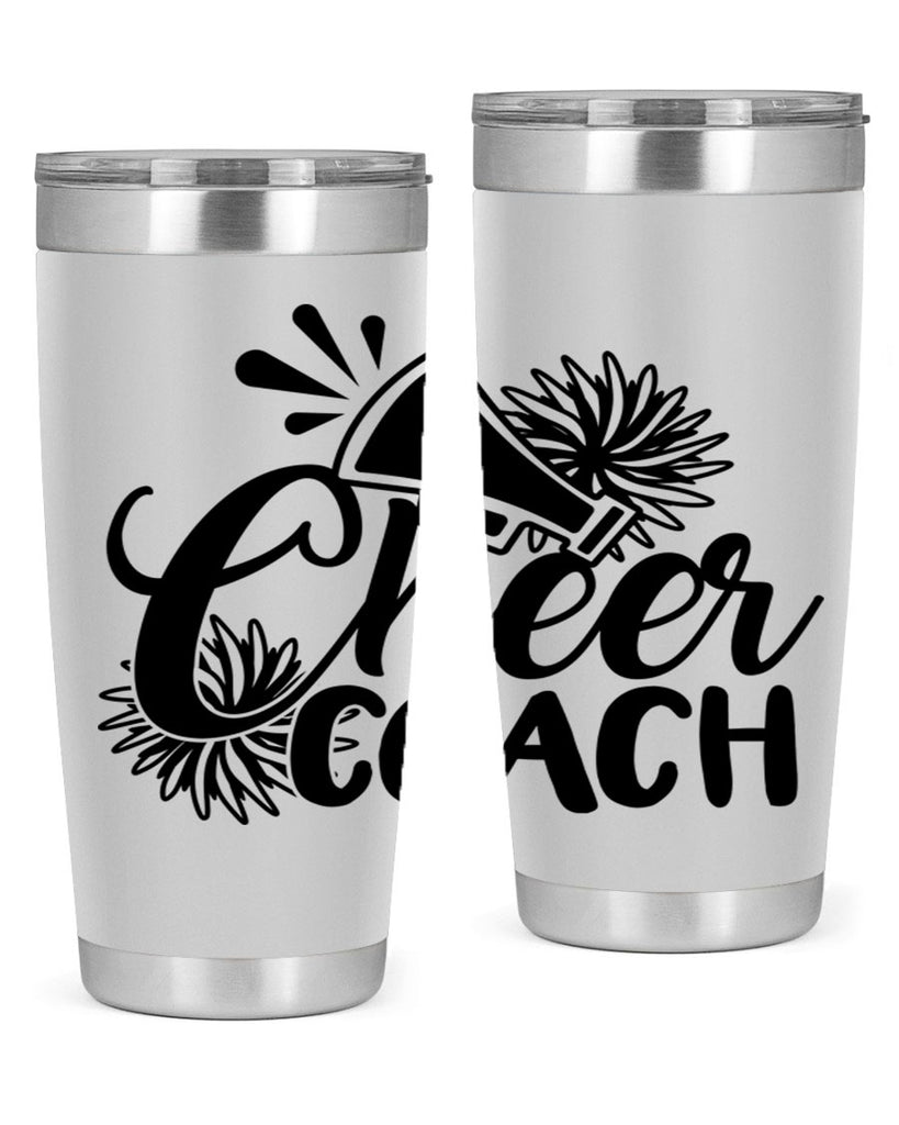Cheer coach 1392#- cheer- Tumbler