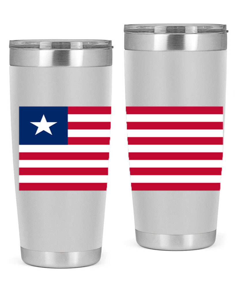 Liberia 101#- world flags- Tumbler