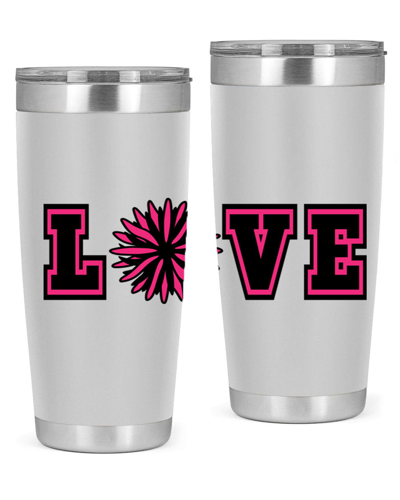 Love 694#- cheer- Tumbler