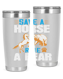 Save a horse, ride a bear 27#- Bears- Tumbler