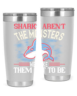 Sharks aren’t the monsters we make them out to be Style 24#- shark  fish- Tumbler