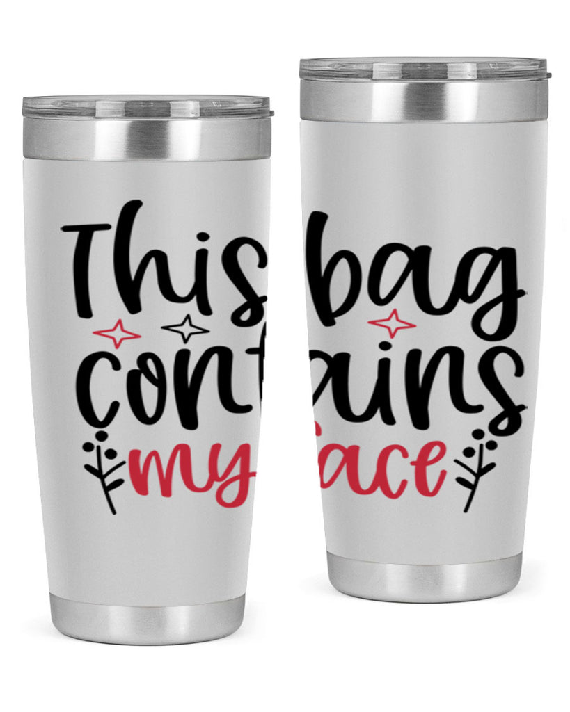 This bag contains my face Design Style 216#- make up- Tumbler