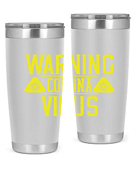 Warning Corona Virus Style 17#- corona virus- Tumbler