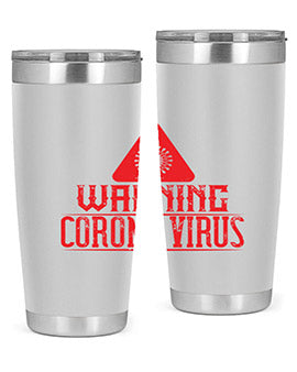 Warning corona virus one Style 18#- corona virus- Tumbler