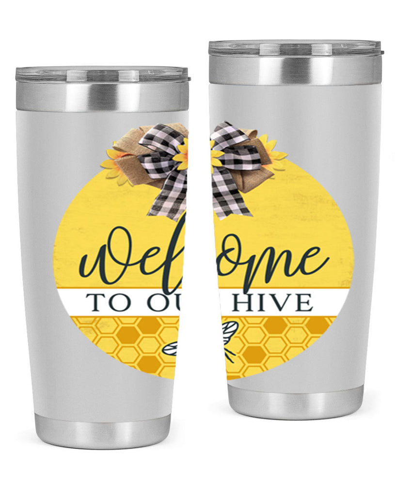 Welcome to our Hive complete yellow Mockup589#- spring- Tumbler