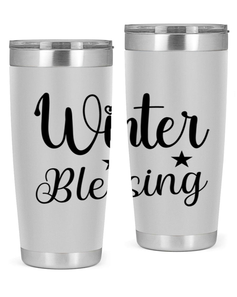 Winter Blessing 484#- winter- Tumbler