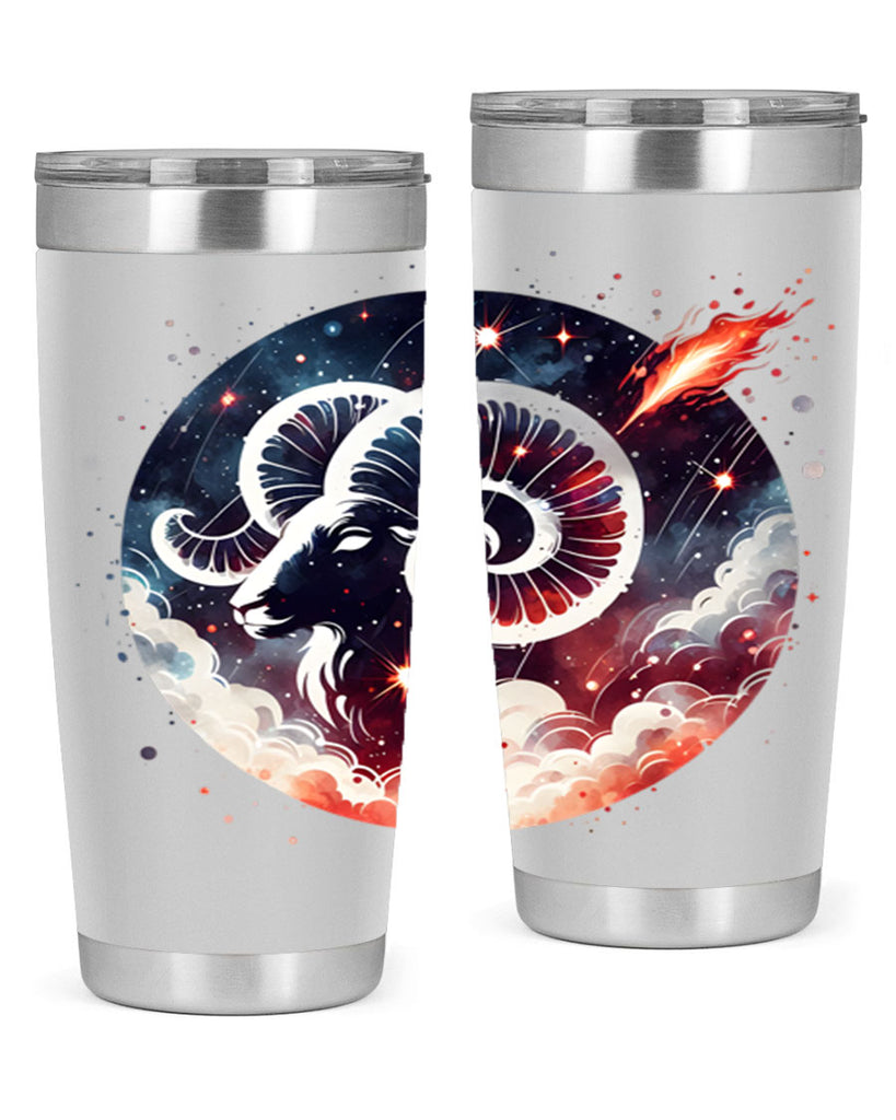 aries 140#- zodiac- Tumbler