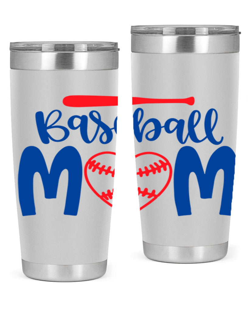 baseball mom 2077#- baseball- Tumbler