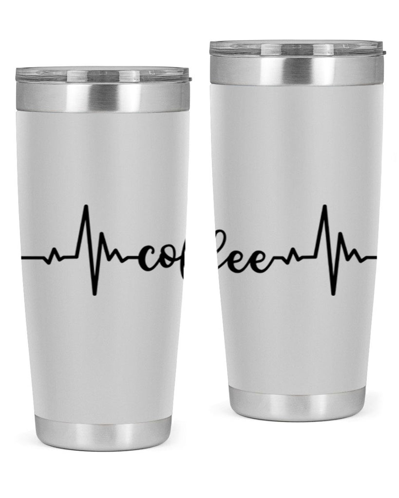 coffee heartbeat 246#- coffee- Tumbler