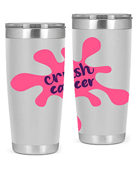 crush cancer Style 18#- breast cancer- Tumbler