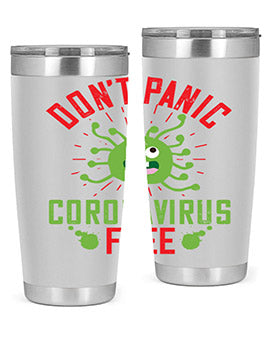 dont panic coronavirus free Style 43#- corona virus- Tumbler