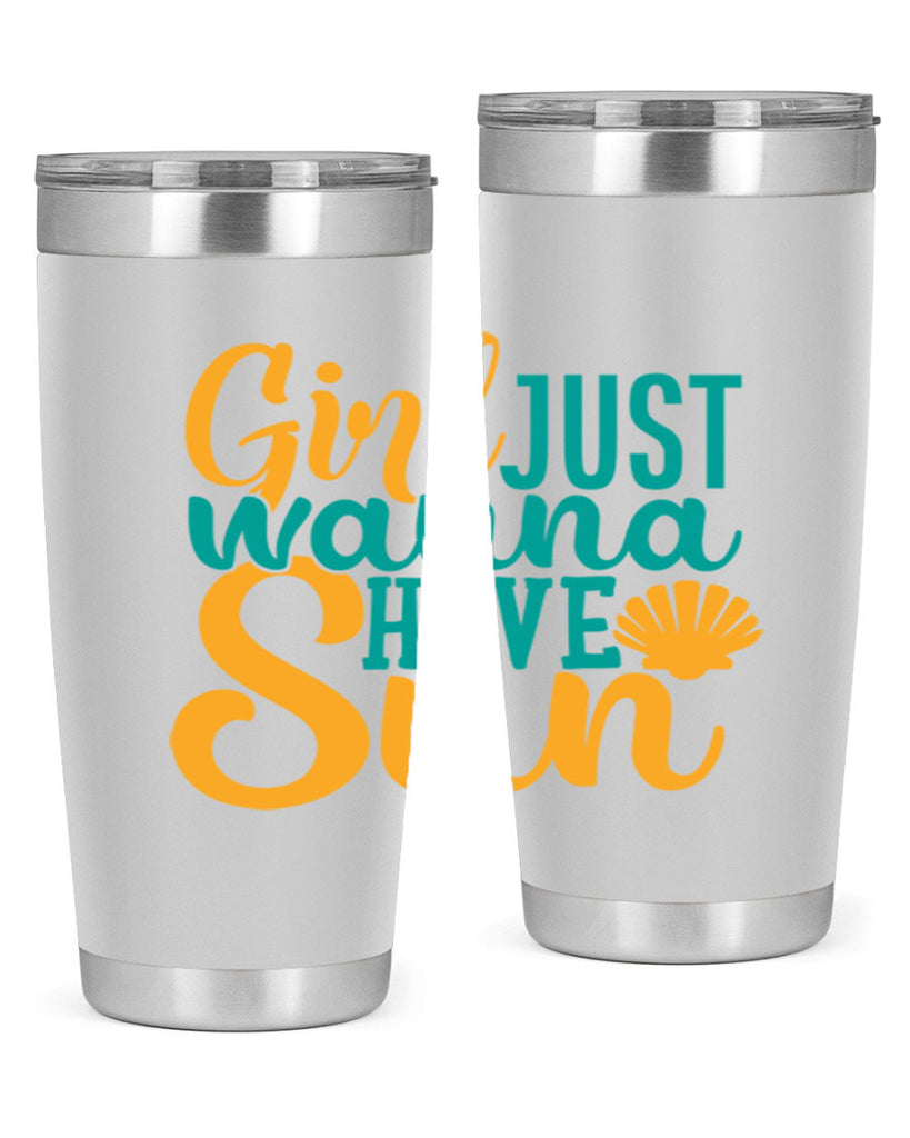 girls just wanna have sun Style 101#- summer- Tumbler