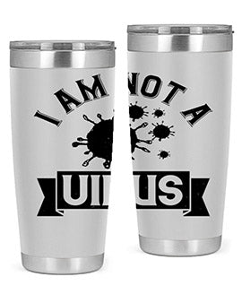 i am not a virus Style 35#- corona virus- Tumbler