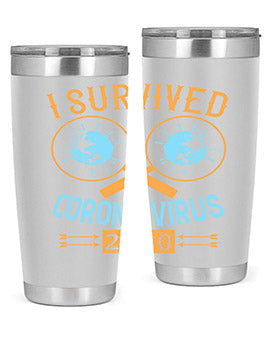 i survived corona virus Style 34#- corona virus- Tumbler