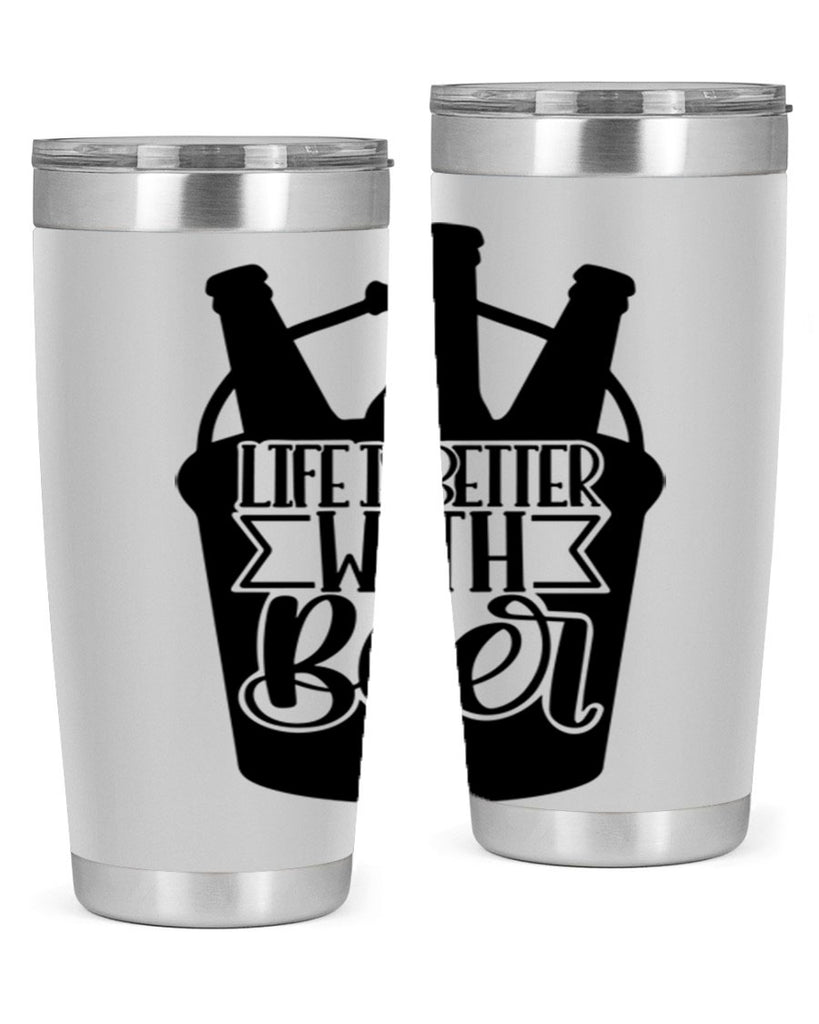 life is better with beer 27#- beer- Tumbler