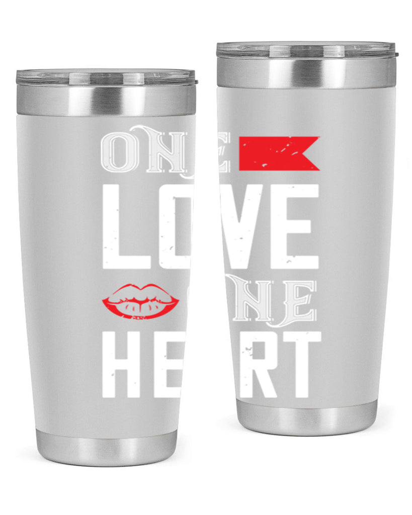 one love one heart 32#- valentines day- Tumbler