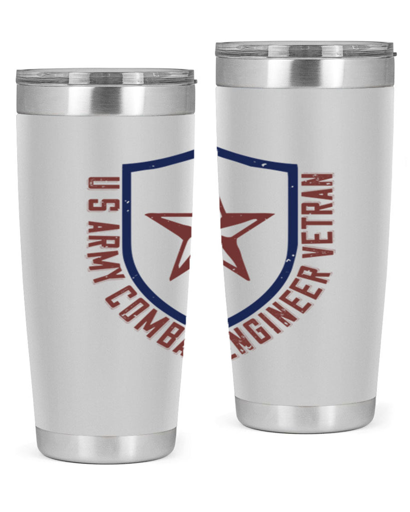 u s army conbat engineer vetran Style 32#- engineer- tumbler