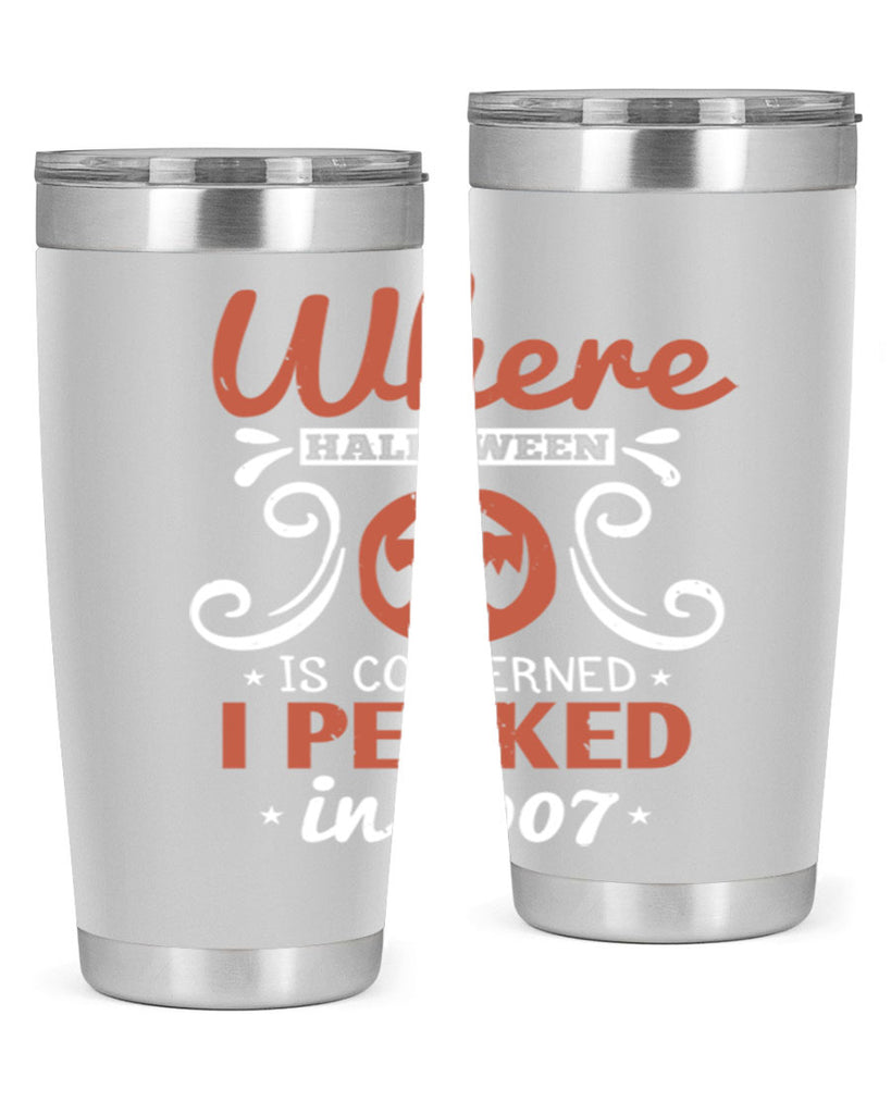 where halloween is 122#- halloween- Tumbler