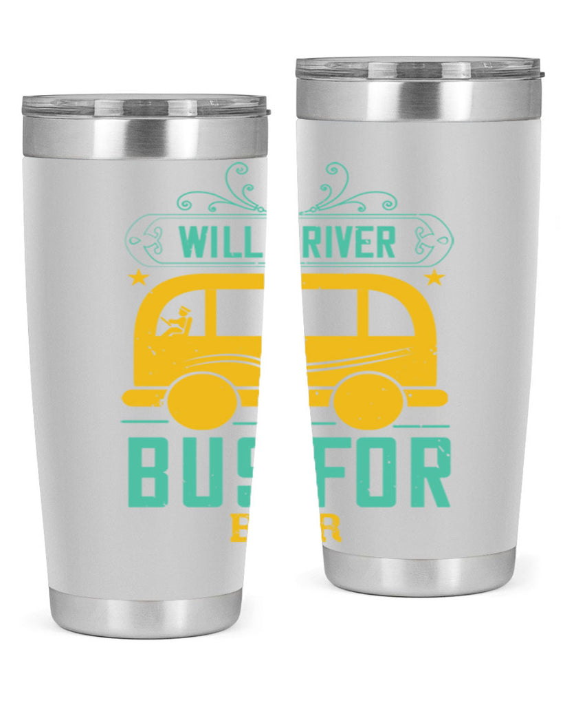 will driver bus for beer Style 6#- bus driver- tumbler