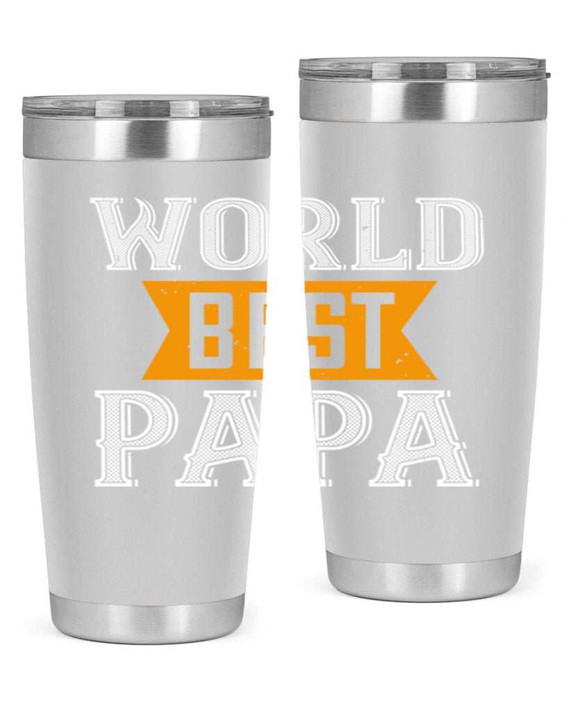 world best papa 1#- grandpa - papa- Tumbler