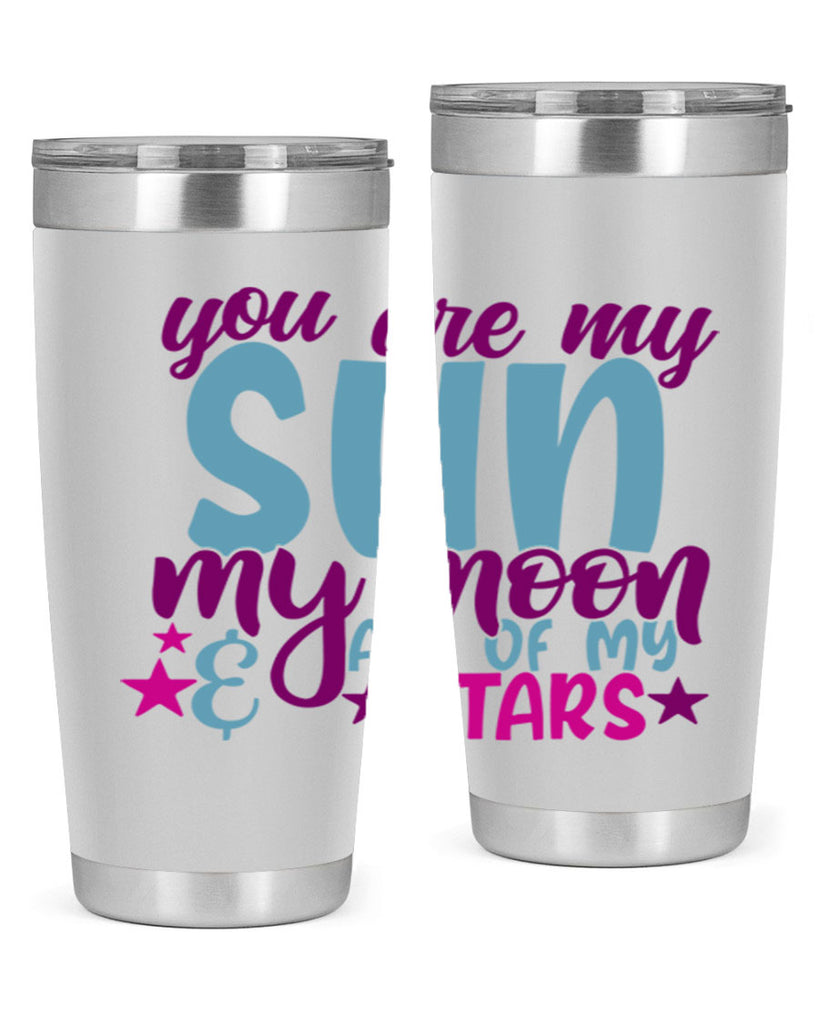 you are my sun my moon all of my stars 6#- family- Tumbler