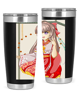 A beautiful and happy girl with kimono 104#- anime- Tumbler