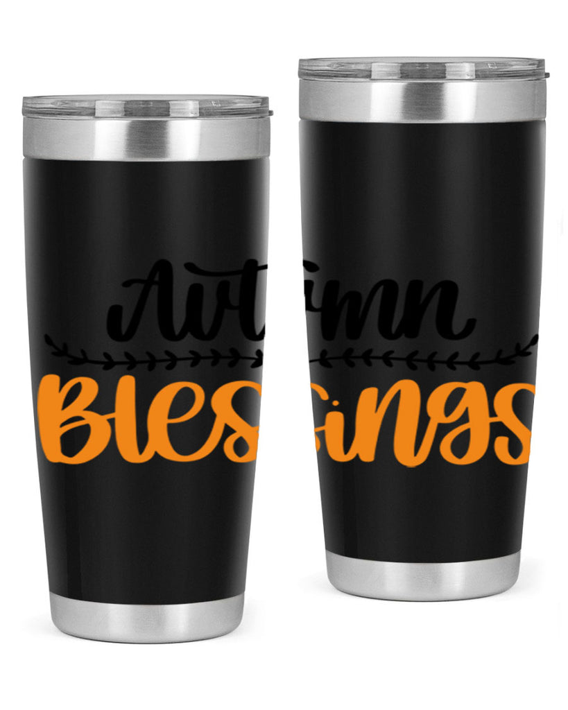 Autumn Blessings 473#- fall- Tumbler