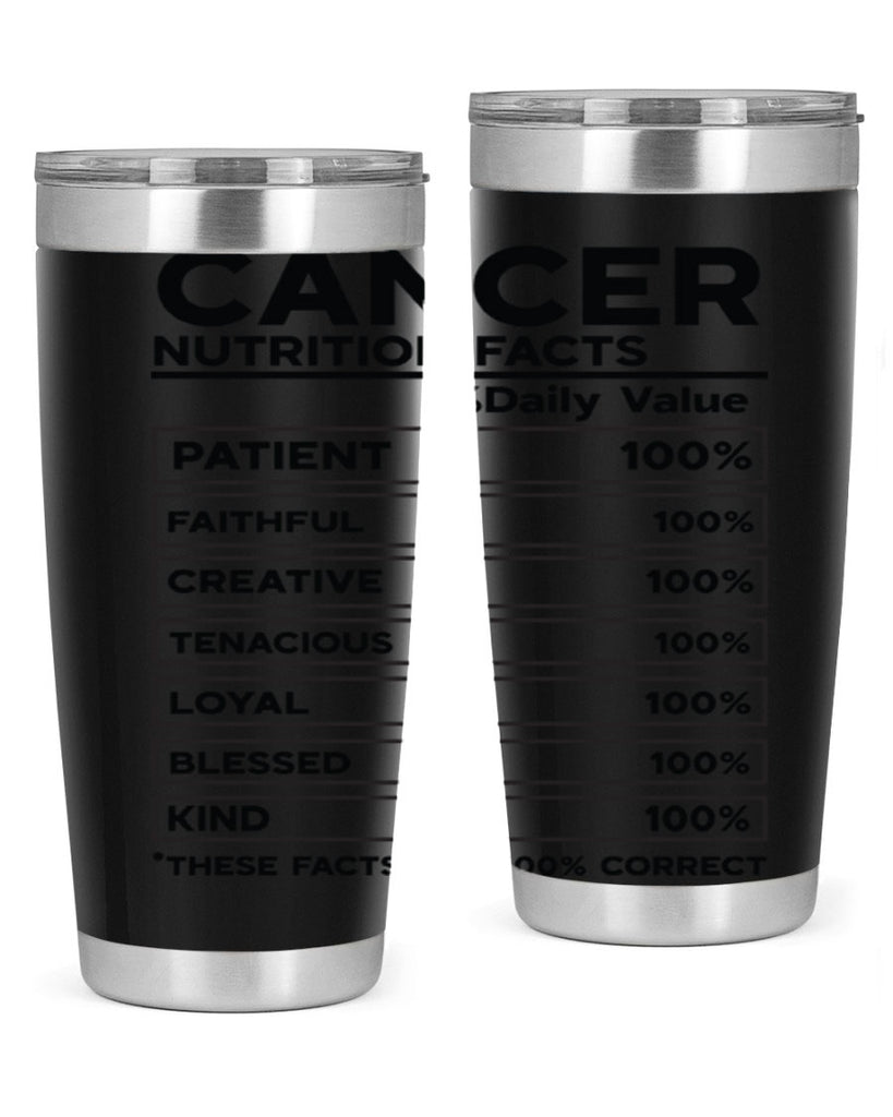 Cancer Nutrition Facts 148#- zodiac- Tumbler