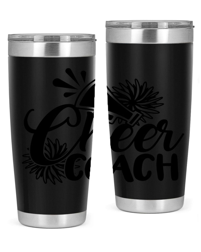 Cheer coach 1392#- cheer- Tumbler