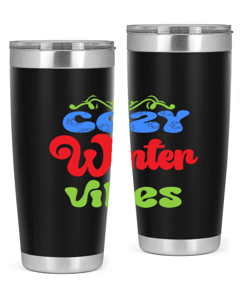 Cozy winter vibes 75#- winter- Tumbler