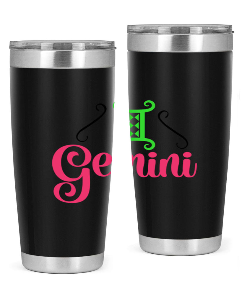 Gemini 224#- zodiac- Tumbler