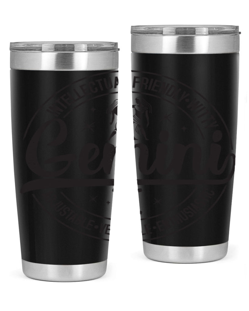 Gemini 225#- zodiac- Tumbler