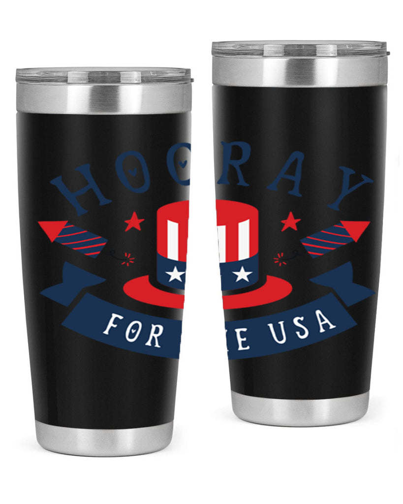 Hooray for the usa Style 42#- Fourt Of July- Tumbler