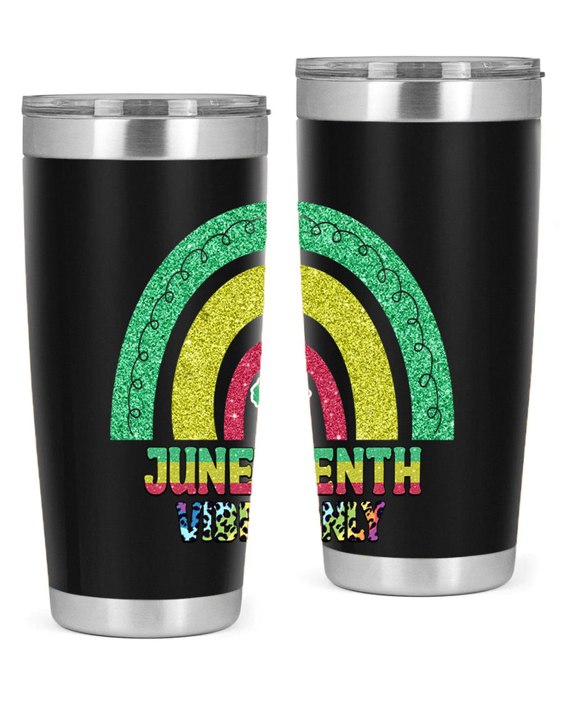 Juneteenth Vibes Only 5#- Juneteenth- tumbler