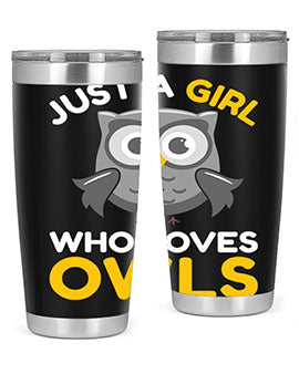 Just a Boy Who Loves A TurtleRabbit 11#- owl- Tumblers