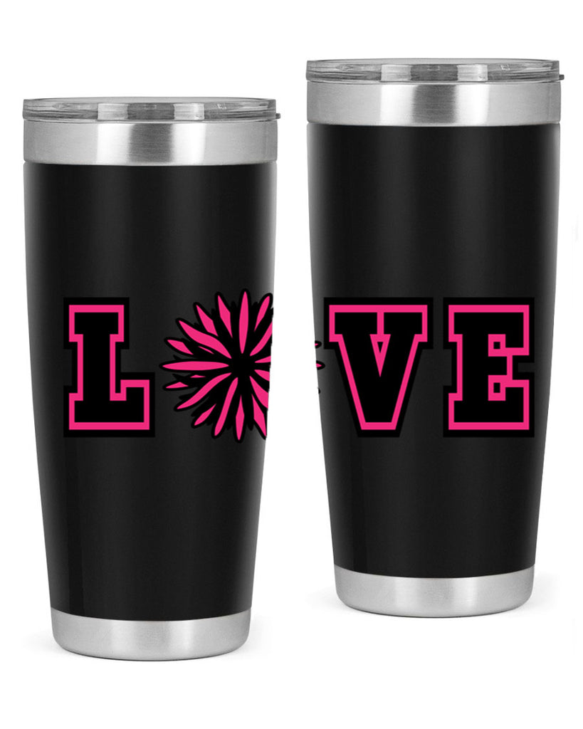 Love 694#- cheer- Tumbler