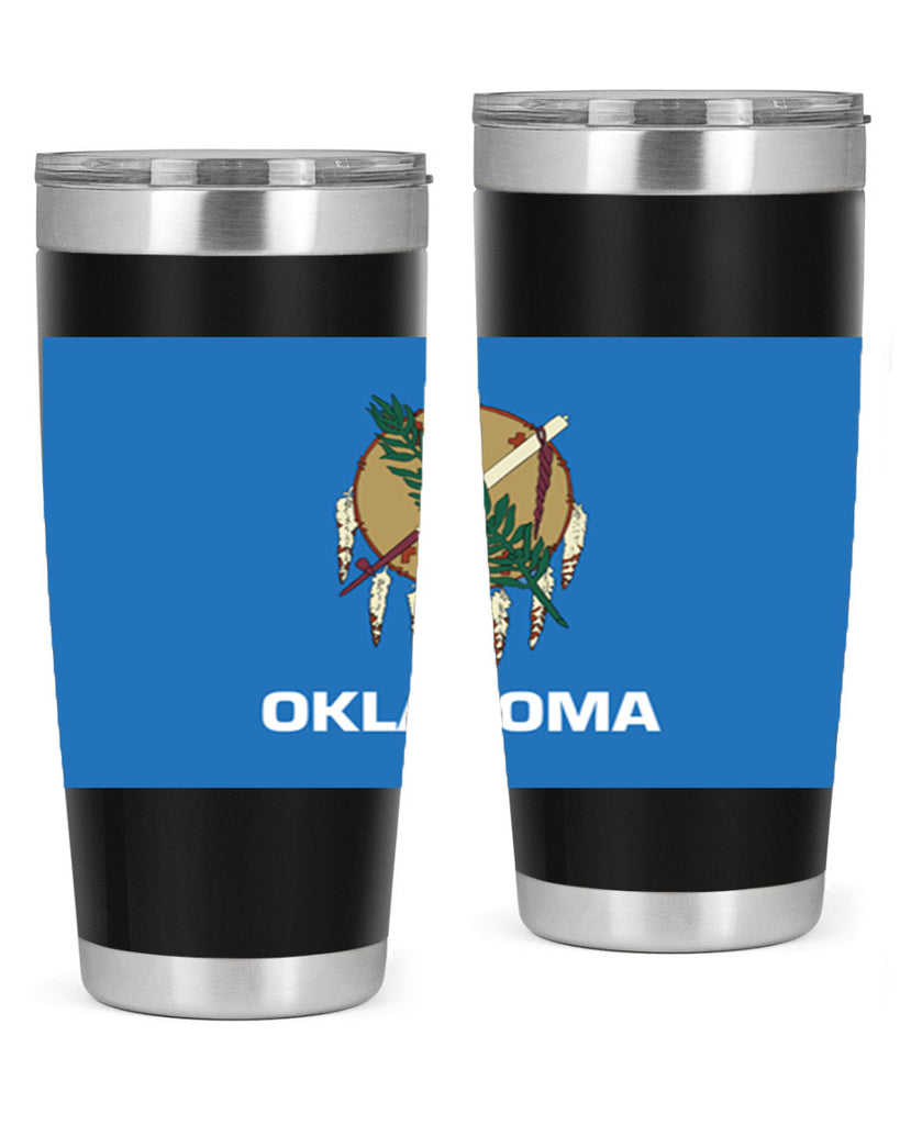 Oklahoma 16#- Us Flags- Tumbler