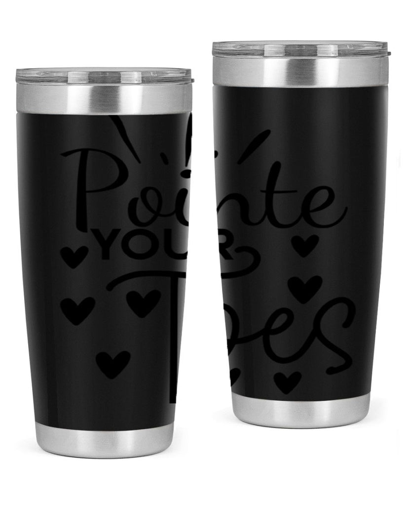 Pointe Your Toes 73#- ballet- Tumbler