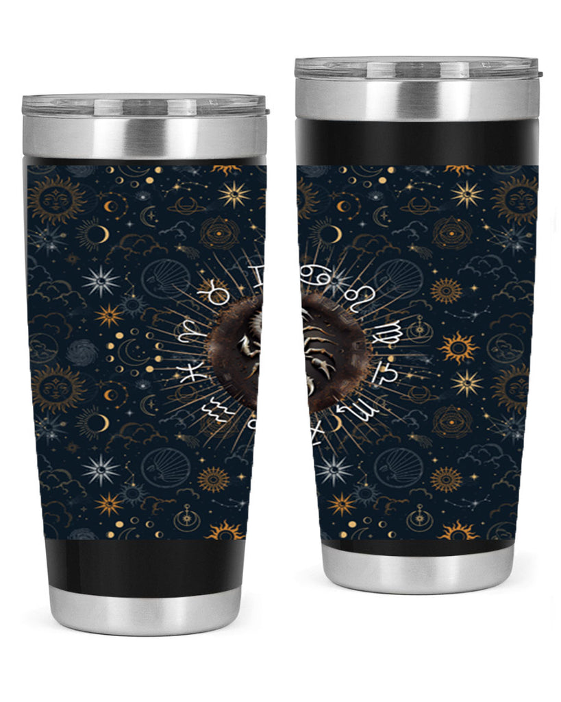 Scorpius Straight 466#- zodiac- Tumbler