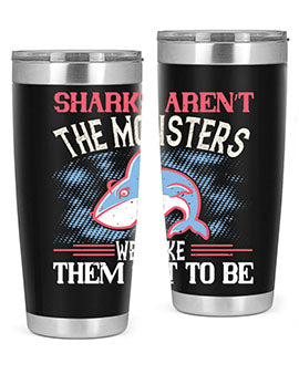 Sharks aren’t the monsters we make them out to be Style 24#- shark  fish- Tumbler