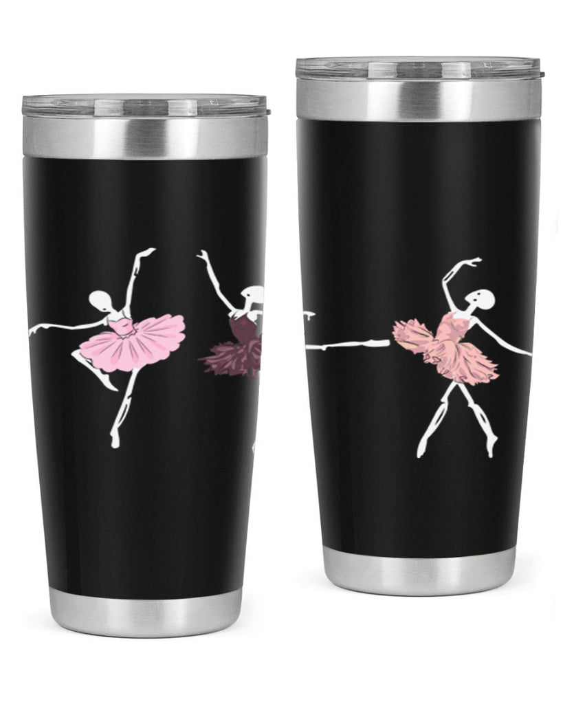 Skeleton Ballerinas Ballet Halloween Ballet 79#- ballet- Tumbler