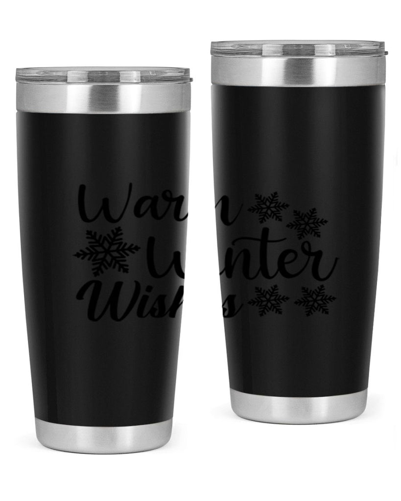 Warm Winter Wishes 466#- winter- Tumbler