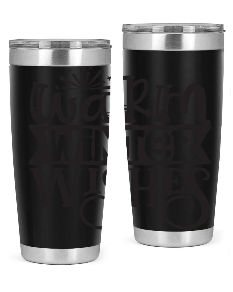 Warm winter wishes 462#- winter- Tumbler