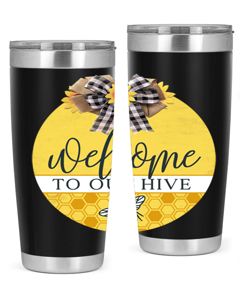 Welcome to our Hive complete yellow Mockup589#- spring- Tumbler