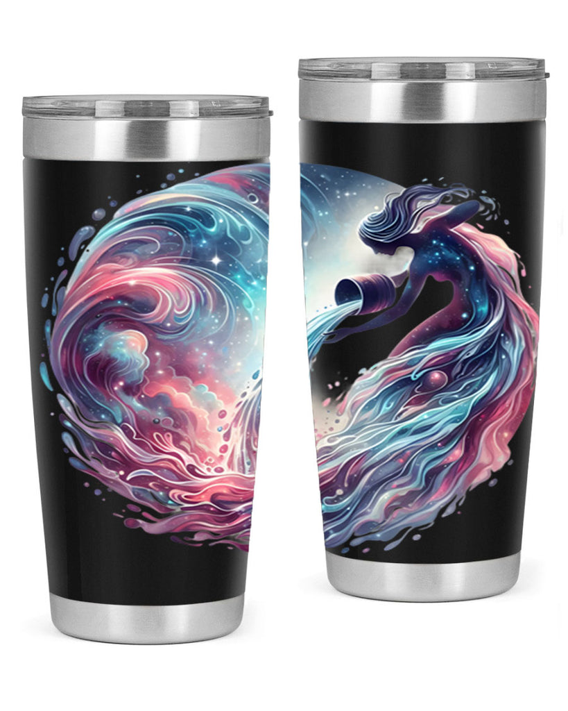 aquarius 91#- zodiac- Tumbler