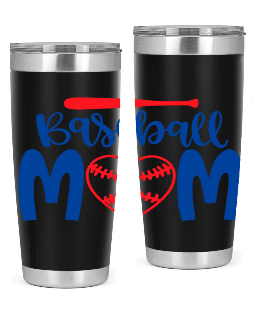 baseball mom 2077#- baseball- Tumbler