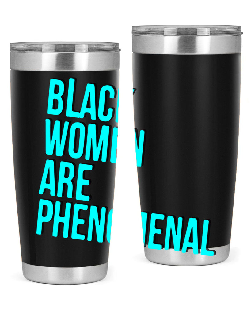 black woman are phenomenal color 216#- black words phrases- Cotton Tank