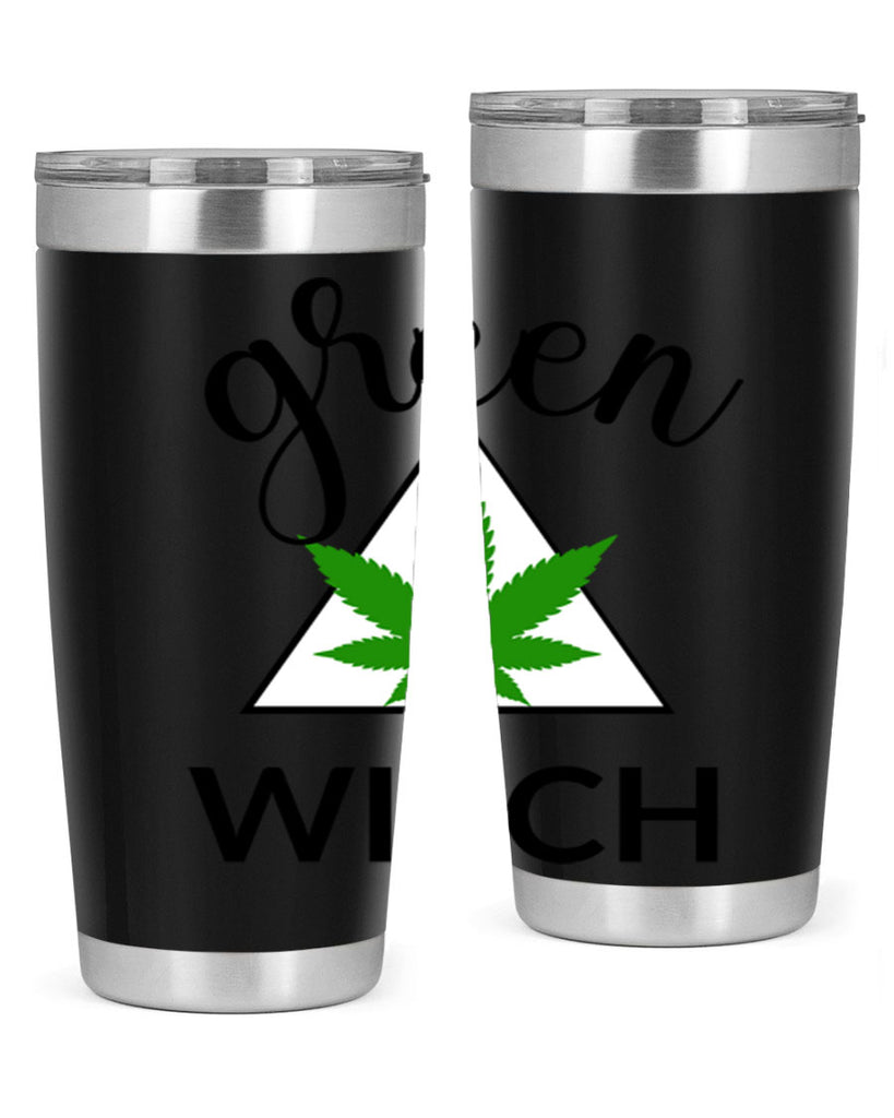 green cannabis with 98#- marijuana- Tumbler